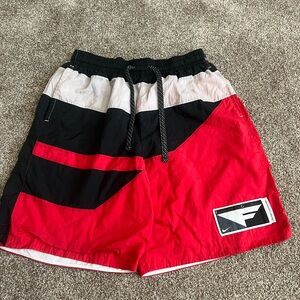 Nike Men's Athletic Shorts - Red, Black, White